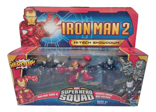 Hi Tech Showdown Iron Man 2 Super Hero Squad Hasbro