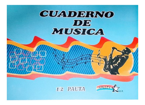 Cuaderno De Musica 1/2 Pauta 10 Hojas