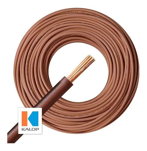 Cable Unipolar Kalop Normalizado 6mm C5 Rollo 50 Mts