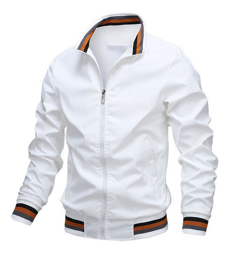 Chad Varsity Bomber Jacket Chamarra Casual Para Hombre Con C