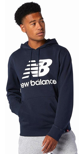 Hoodie New Balance Essentials Para Hombre-azul