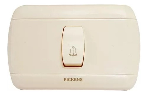 Pulsador De Timbre Simple Para Ext. Beige Bg-cj-100 Pickens