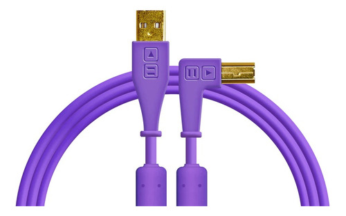 Chroma Cable Usb Tipo A Con Conector Arqueado / Para Dj