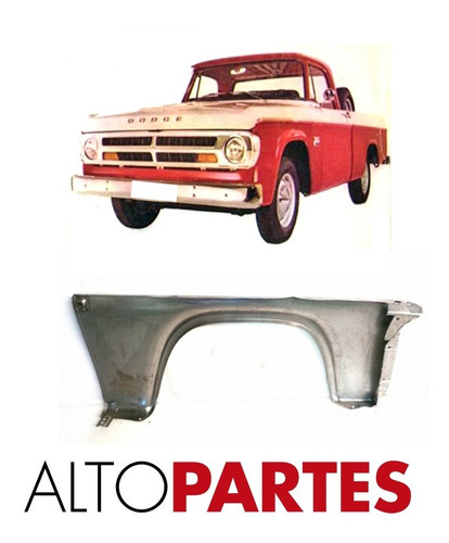 Guardabarro Delantero Dodge 100 Izquierdo