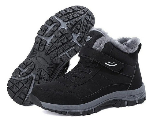 Botas Casuales Hombre Fleece Warm Snow Boots Impermeable