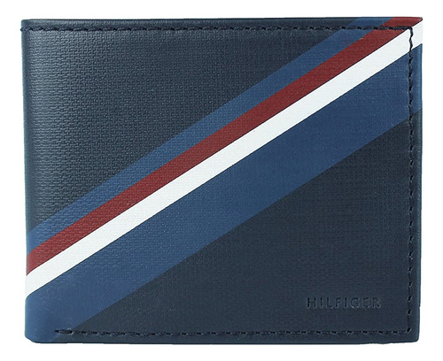 Tommy Hilfiger New Men's Leather Double Billfold Passcase Wa
