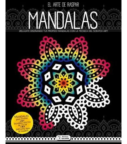 Libro El Arte De Raspar Mandalas Numero 2