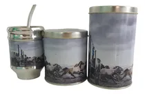 Comprar Trio Yerbera Azucarera Mate Molina Campos