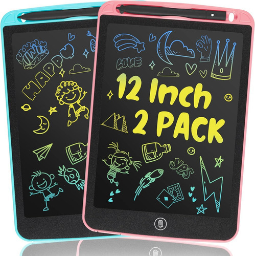 Lousa Digital 12 Polegadas Lcd Infantil P/escrever Escrita Colorida Cor Rosa Win Castle