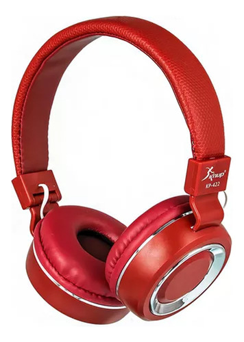 Fone Headset Gamer C/ Mic. 2 P2 Kp-422 Knup Cor Vermelho