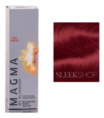 Aclarador Pigmentado Wella Magma De Blondor 44 Red Intensive