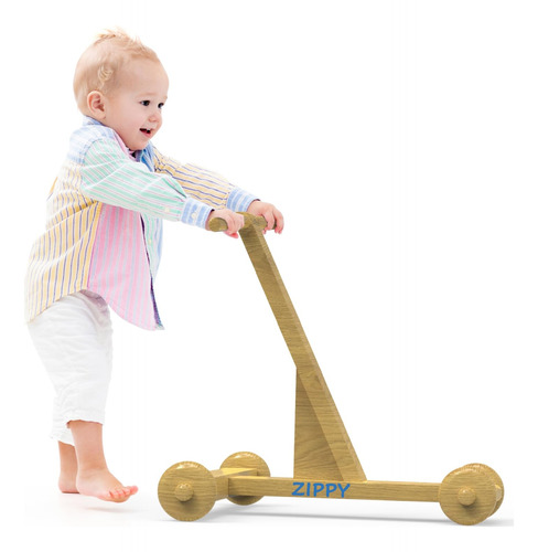 Andador De Madera Para Bebes Zero Plastic Para Ninos, Carrit