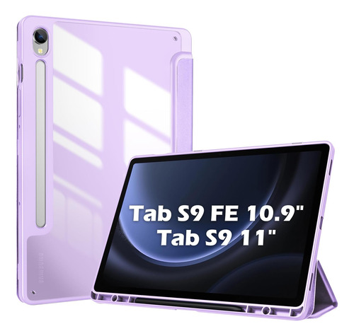 Procase Funda P/ Galaxy Tab S9 Fe 5g 10.9 Tab S9 11 Lavanda