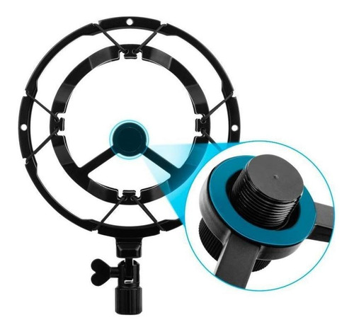 Shock Mount Aranha Microfone Condensador Blue Yeti, Metal
