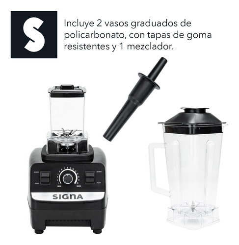 Licuadora Profesional Moledor 2 En 1 15 Velocidades Vaso 2lt