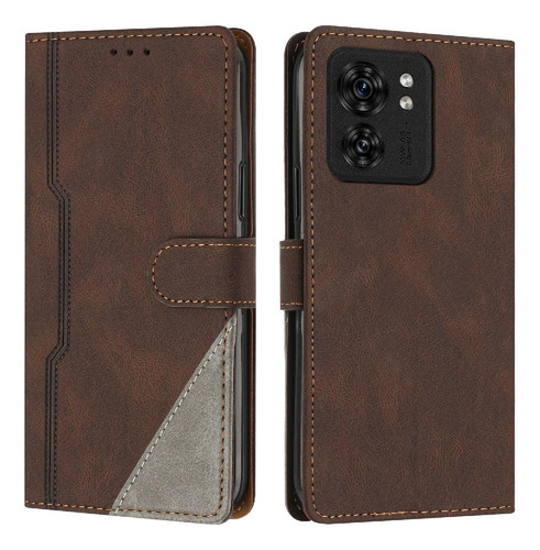 Funda Para Motorola Moto Edge 40 Wallet Handy Stand Pu