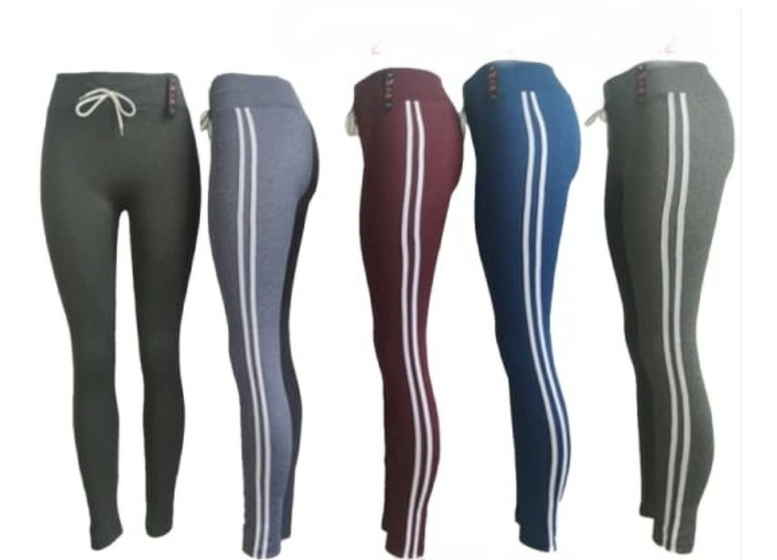 Leggings para mujer S-XL, deportivos, rayas blanca En las compras al por  mayor !