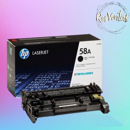 Toner Hp 58a Negro Original Para Impresoras Serie Hp Laserje