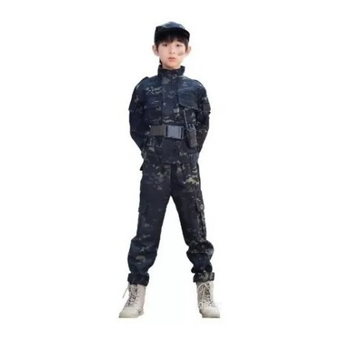 Traje De Rana De Uniforme Militar De Camuflaje Para Niños