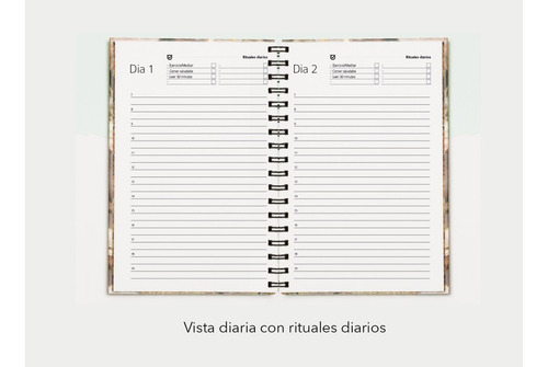 Agenda Diaria 2021 - Personalizada Con Logotipo Y Textos.