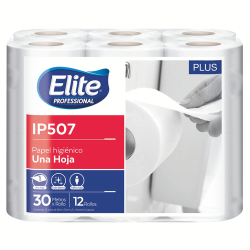Imagen 1 de 3 de Papel Higienico Elite Extra Blanco 30 Metros X 48 Rollos