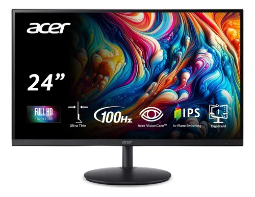 Acer Sh242y Ebmihx 238 Fhd 1920x1080 Computer Monitor