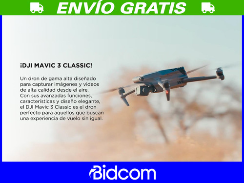 Drone Dji Transmisión Hd Mavic 3 Classic Fly More Combo