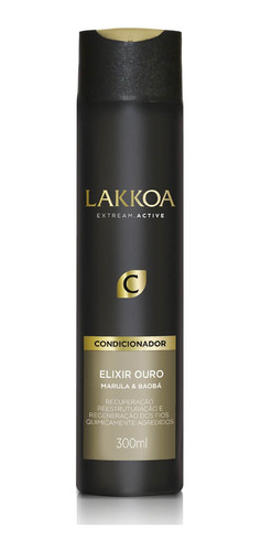 Imagem 1 de 1 de Condicionador Hidratação Capilar Elixir Ouro Lakkoa 300ml