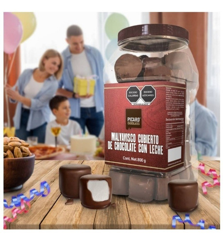 Malvavisco Picard Cubierto De Chocolate Con Leche 800 G