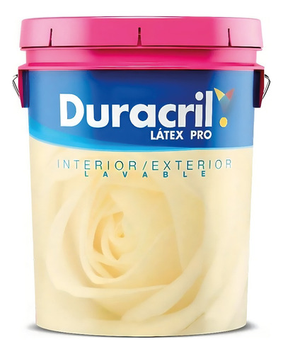 Pintura Latex Pro Duracril Interior-exterior Lavable 20lt Co