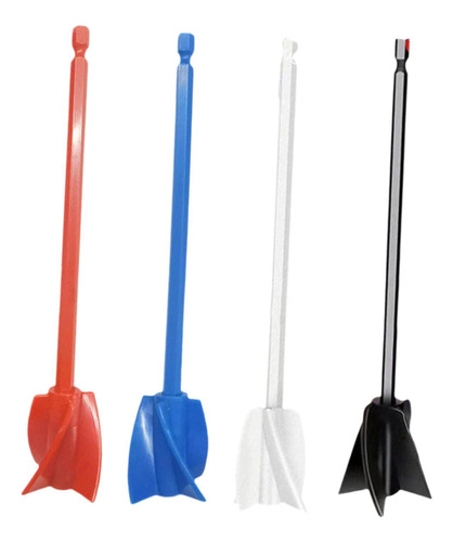3 X 4x Pás De Mistura Pintura Broca Misturadores De