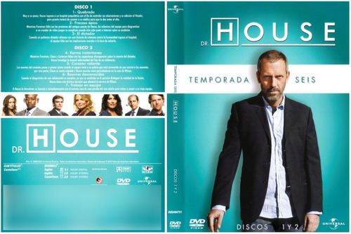 Box Dvd Dr House 6ª Temp, Completa