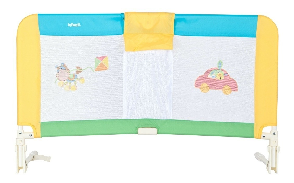 Baranda De Cama Infanti Safe Dreams Toy Box Color Amarillo