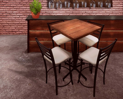 Mesa Cafeteria, Restaurant, Periquera, Cocina, Bar, Verano M Negro Negro