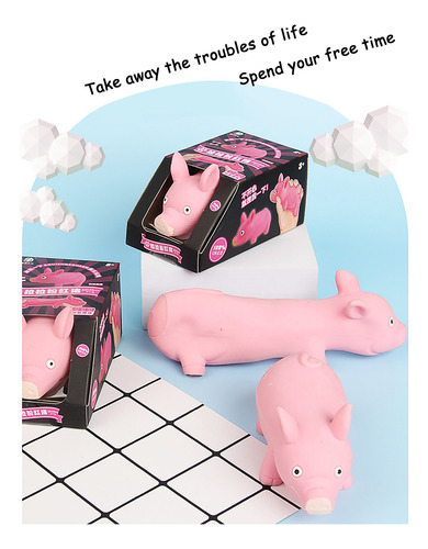 Juguete Descompresivo K Cute Pig Stretch Pinch Restore Pig 4