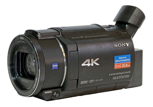 Imagen 1 de 4 de Filmadora Sony Fdr-ax53/b 4k Hd Videocamara Handycam