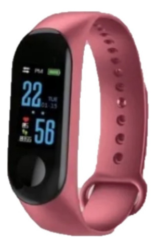 Smartband Soul Slim100 Reloj Inteligente Color de la caja Rosa Color de la malla Negro