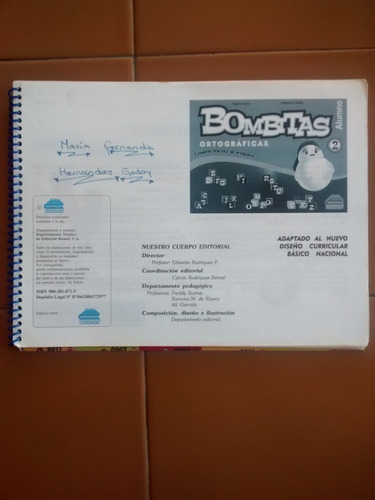 Bombitas Ortográficas 2 Editorial Romor 