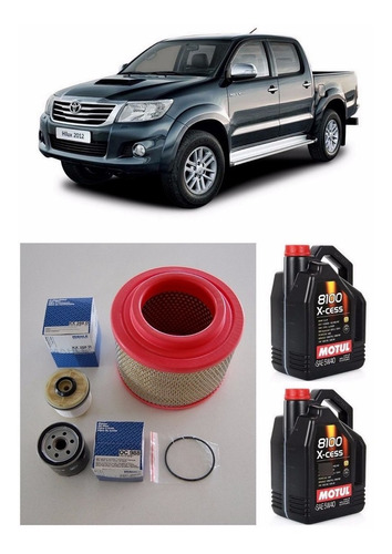 Aceite Motul, Service , Filtros Toyota Hilux 2.5 3.0 Y Sw4