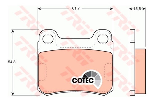 Pastilhas De Freio Tras. Mercedes C220 1993-2001 W202