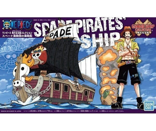 Maqueta Spade Pirates Grand Ship Collection Onepiece -bandai