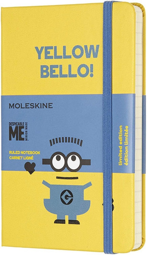 Libreta Moleskine® De Bolsillo Edición Minions Hojas Rayadas