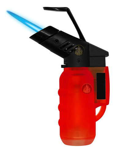 Encendedor Soplete 1 Llama Recargable Butano Retro