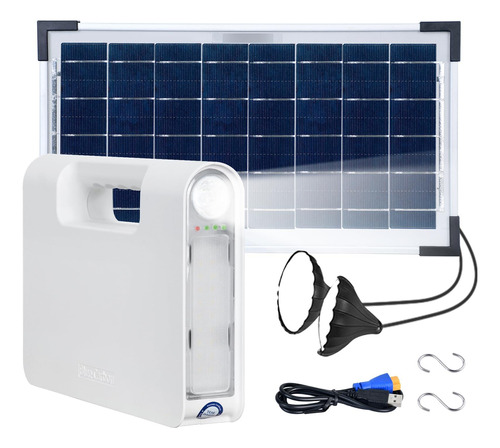 Kit Generador Solar 80 Wh, 25000 Mah, Panel Solar