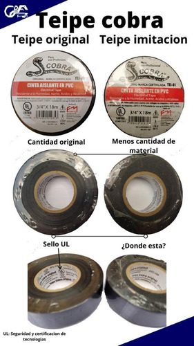 Teipe Cobra Fermetal Original
