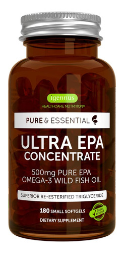 Pure & Essential Ultra Pure Epa, Concentrado Omega-3 Sin Omg
