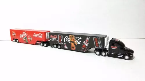 Caminhão Coca Cola Kenworth T700 6x4 - Escala 1/32 - Com Cavalo e Carreta -  Minisclub