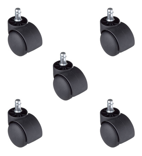 5 Ruedas Giratorias Para Sillones De Oficina, Pc, Gamer, X5