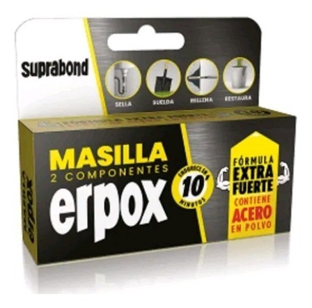 Masilla Suprabond Erpox Acero 100g 