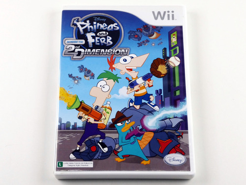 Phineas And Ferb Across 2nd Dimension Original Nintendo Wii